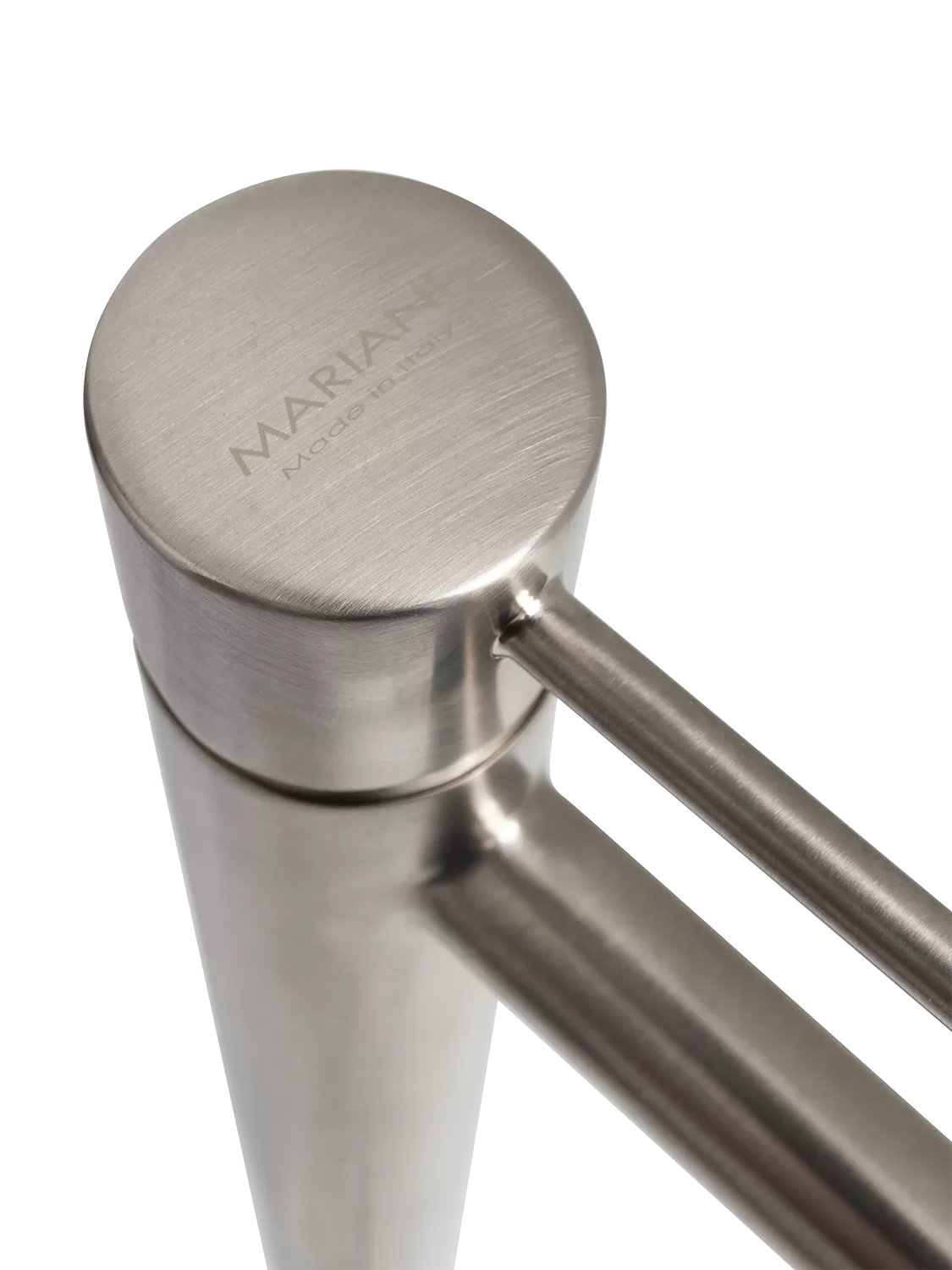 Смеситель для раковины Mariani Next A16398NS12, нержавеющая сталь