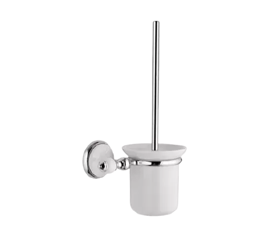 Ершик для унитаза с держателем керамика epoca cr хром remer