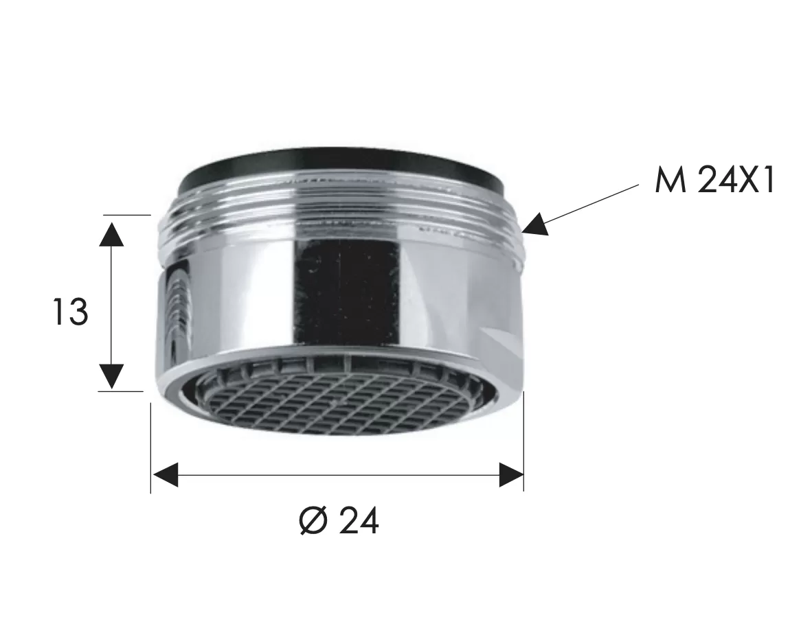 Аэратор anticalc cr хром remer