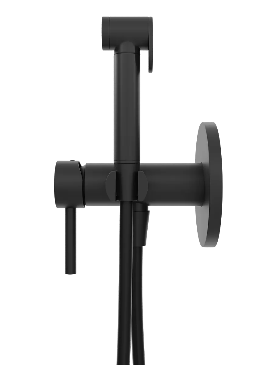 Гигиенический душ со смесителем Mariani Next B14185NXW, черный матовый