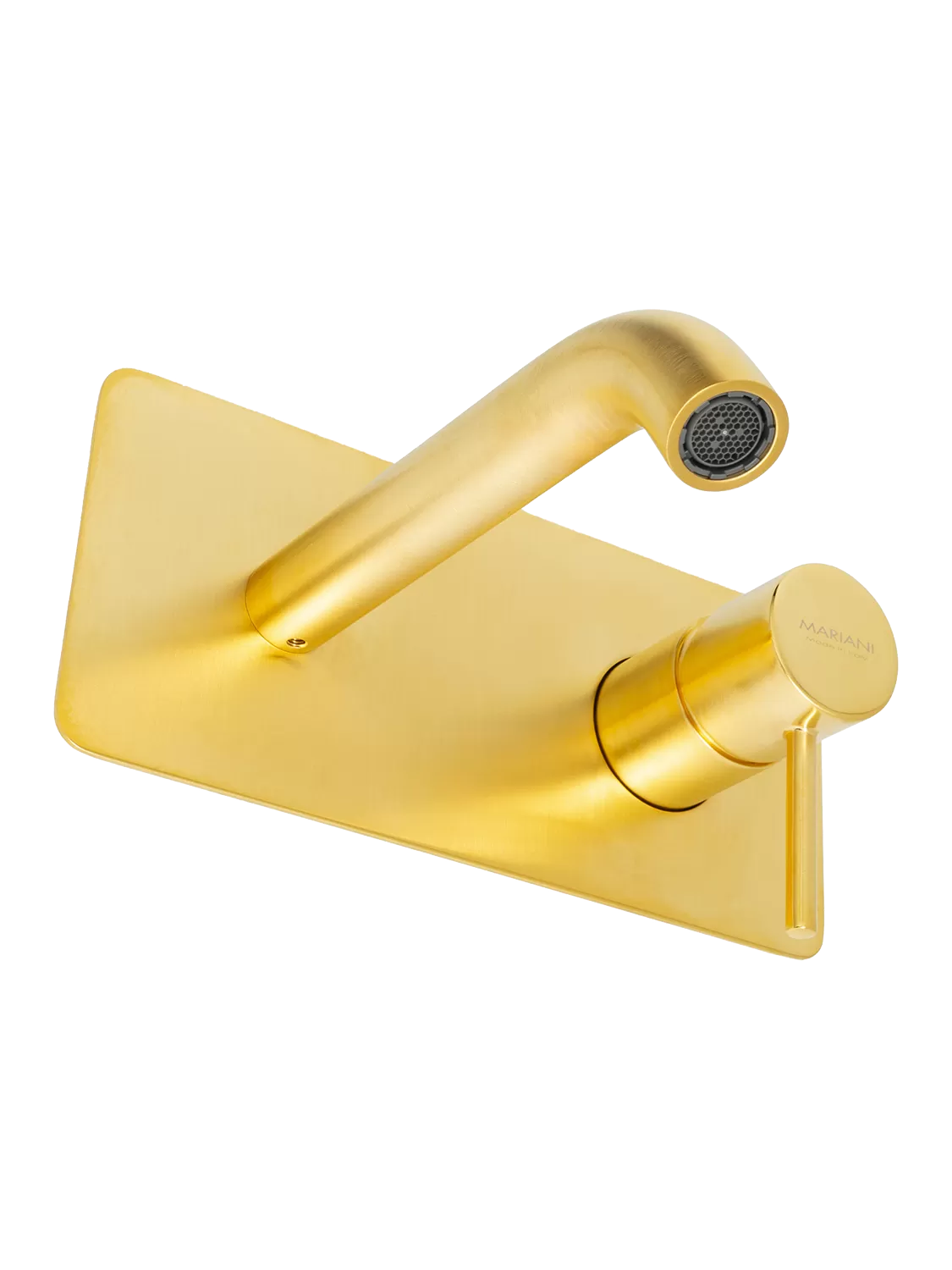 Смеситель для раковины Mariani Next B22565NS, золото брашированное