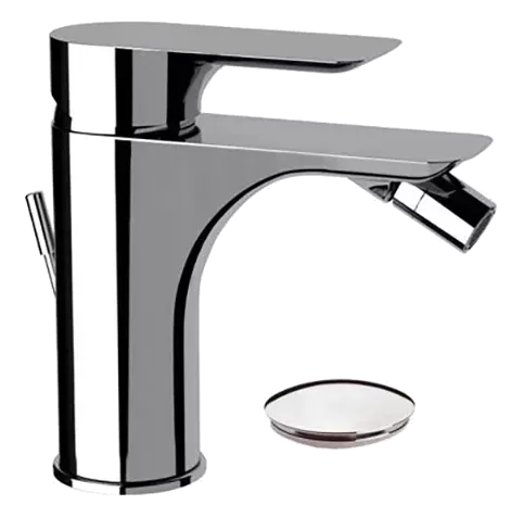 Смеситель для биде с донным клапаном infinity cr хром remer