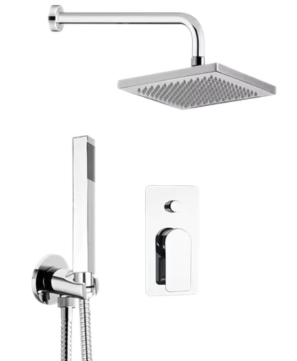 Душевая система комплект скрытого монтажа для душ зоны infinity cr хром remer