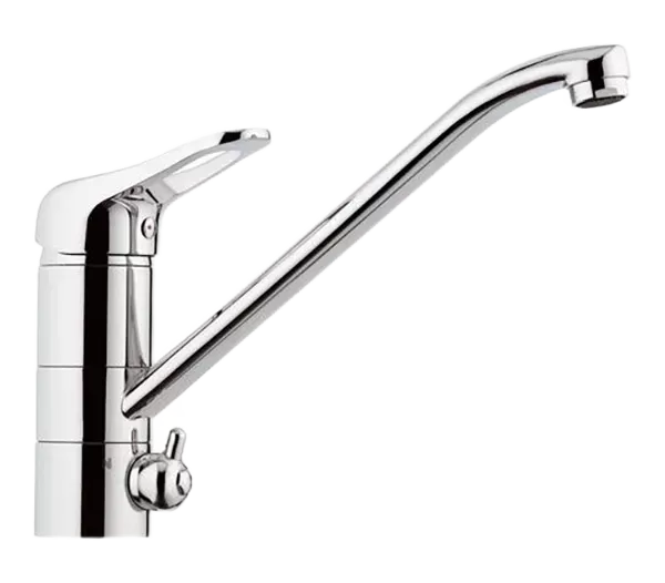 Смеситель для кухни с краном для посудомоечной машины kiss cr хром remer