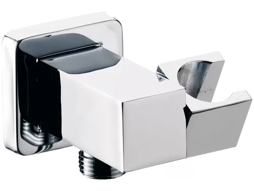 Подключение для душевого шланга с держателем cr хром remer