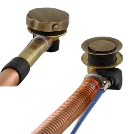 Cлив-перелив для ванны латунный vo латунь состаренная remer