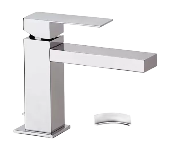 Смеситель для раковины с донным клапаном q design cr хром remer