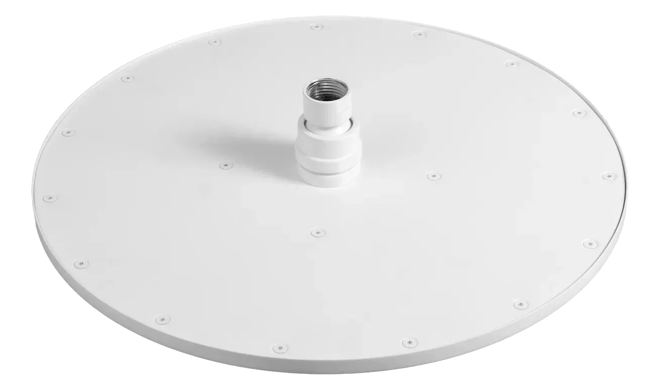 Верхний душ 20см bo белый матовый remer