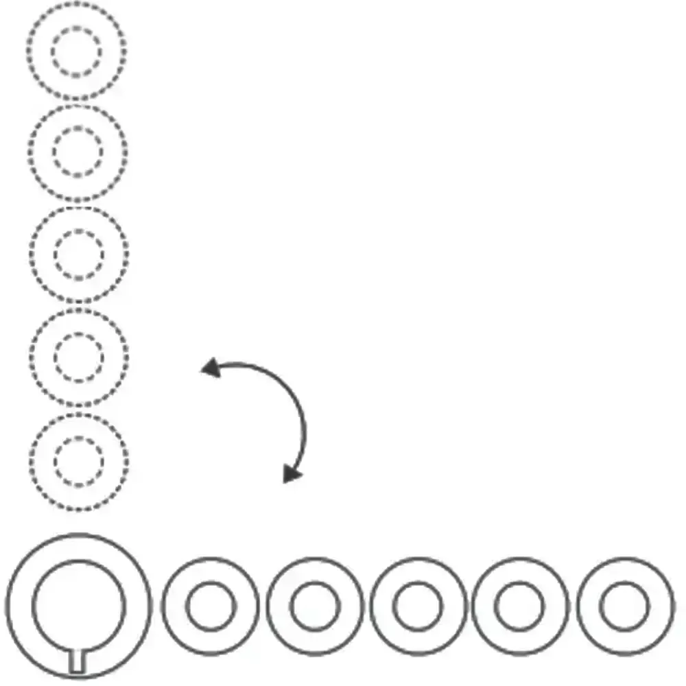 Смеситель для ванны/душа на 5 потоков скрытый монтаж вертикально/горизонтально (скрытая часть в комплекте) x style bg золото брашированное remer