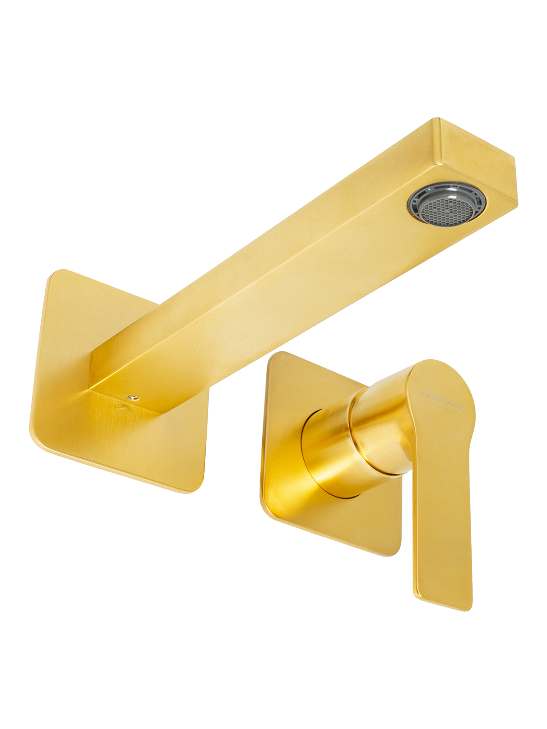 Смеситель для раковины Mariani Kali B22565KLP, золото брашированное