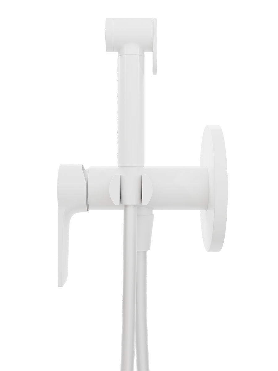 Гигиенический душ со смесителем Mariani Kali B37185KLW, белый матовый