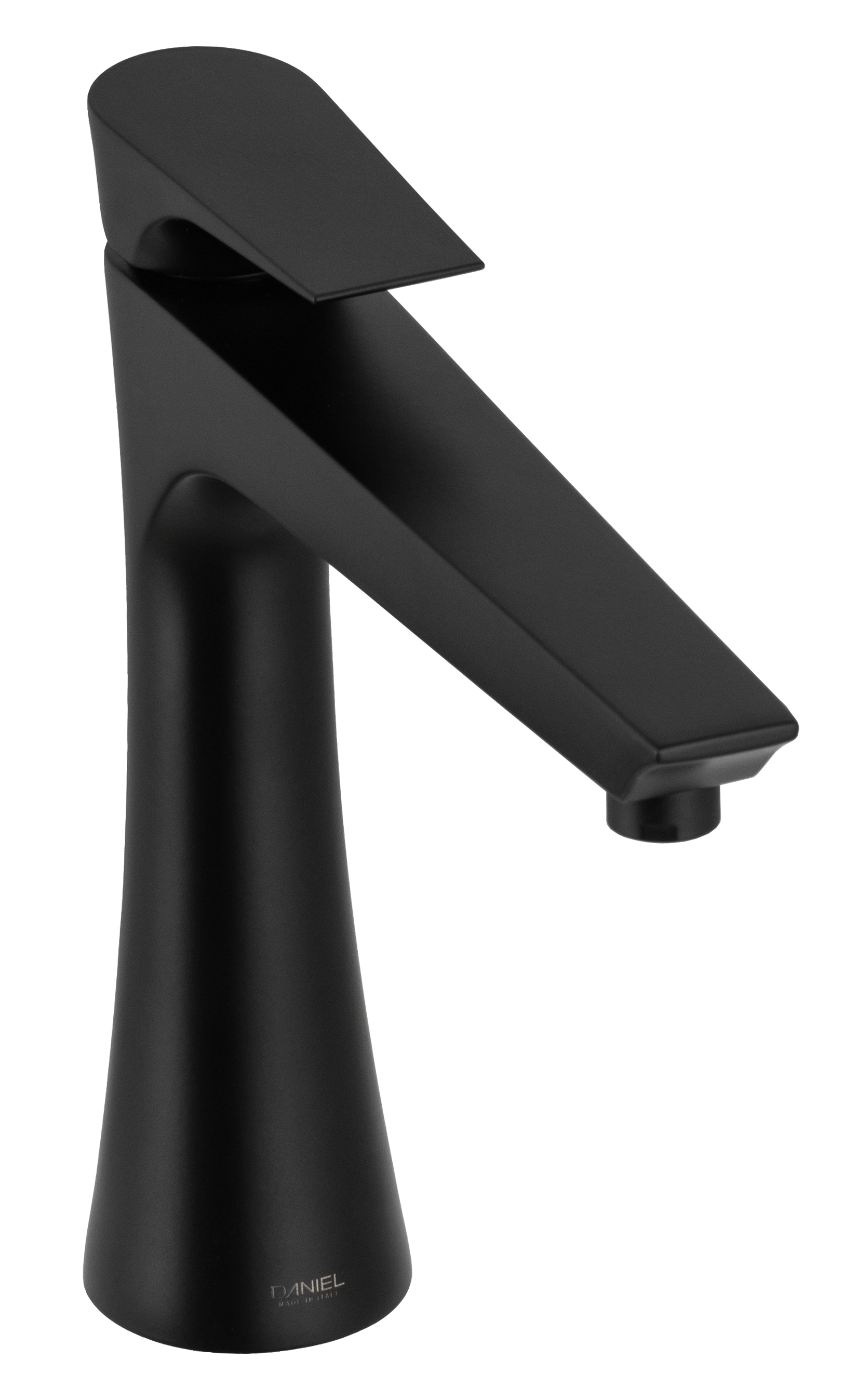 Смеситель для раковины Daniel Diva DV607B15, чёрный матовый