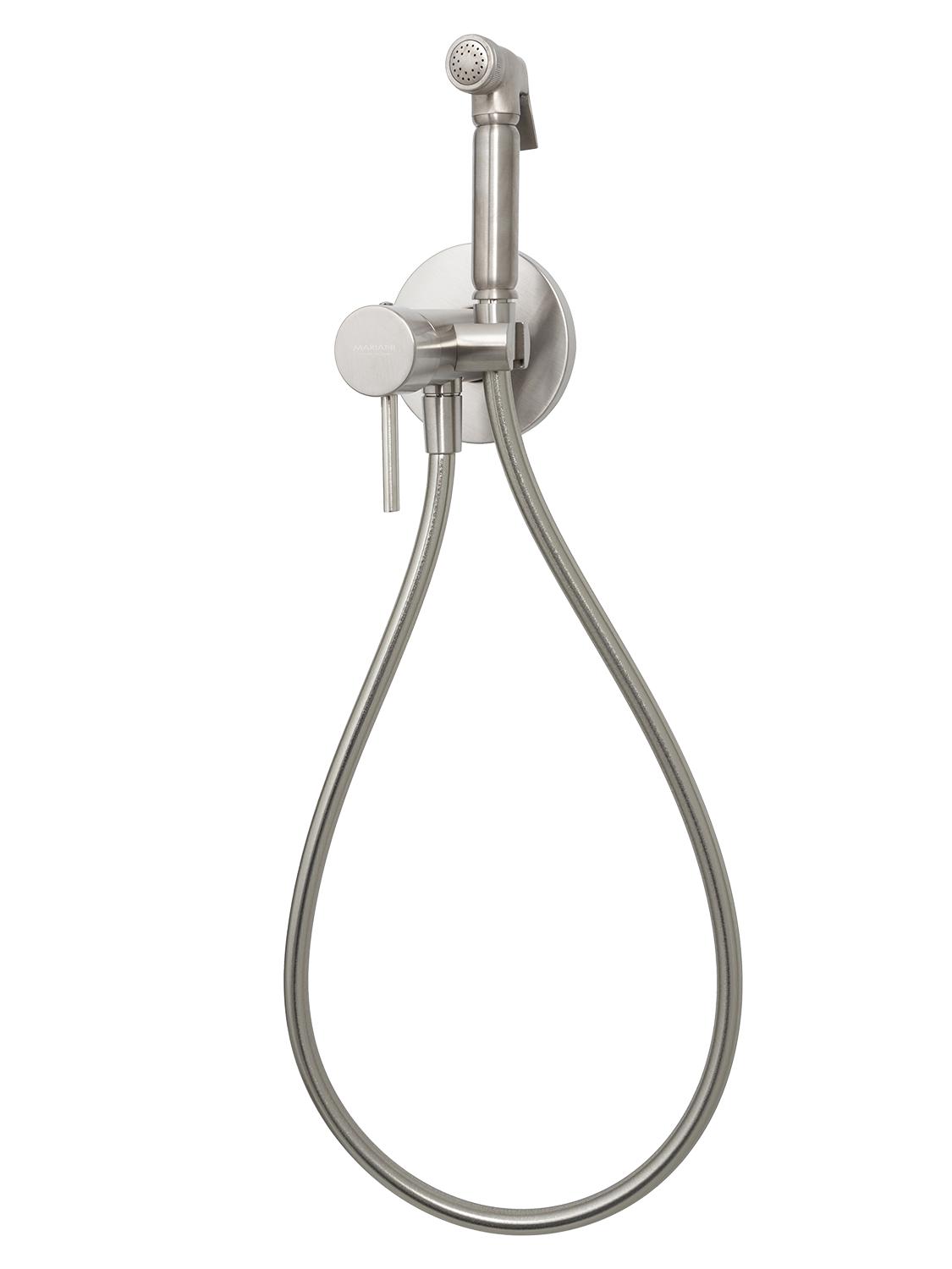 Гигиенический душ со смесителем Mariani Next B16185NXW, нержавеющая сталь