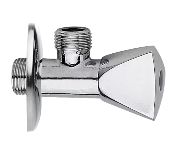 Кран угловой для подключения смесителей 1/2х1/2 cr хром remer