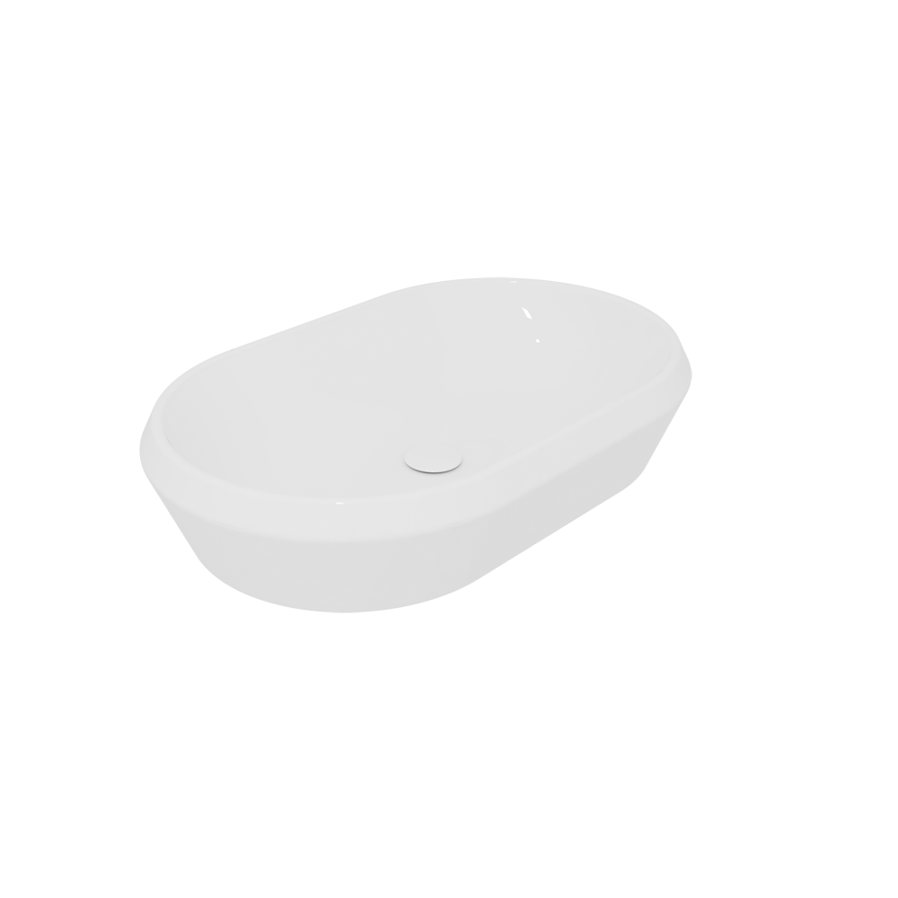 Раковина накладная 65*42 см GSG Cruise CRLAVOV65000, белый глянцевый, шт