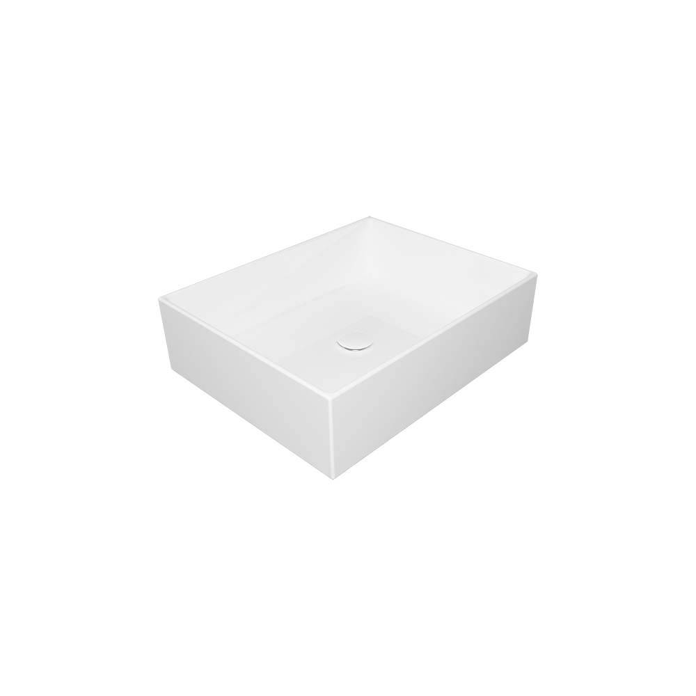 Раковина накладная 50*40 см GSG Zenith ZELAVFS50000, белый глянцевый, шт