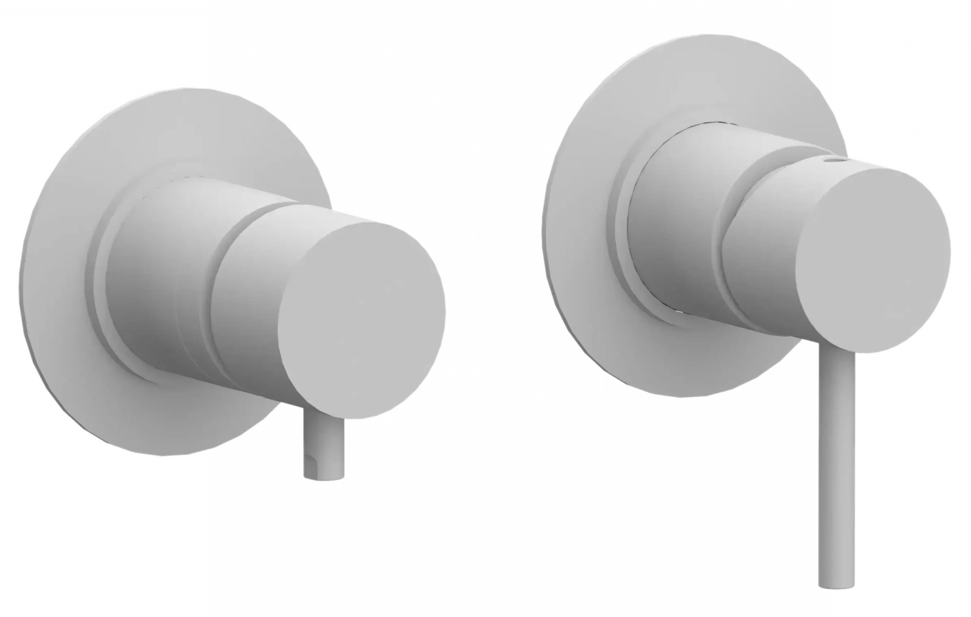 Смеситель для ванны/душа на 2 потока скрытый монтаж (скрытая часть в комплекте) x style bo белый матовый remer