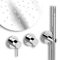 скрытый монтаж и верхние души