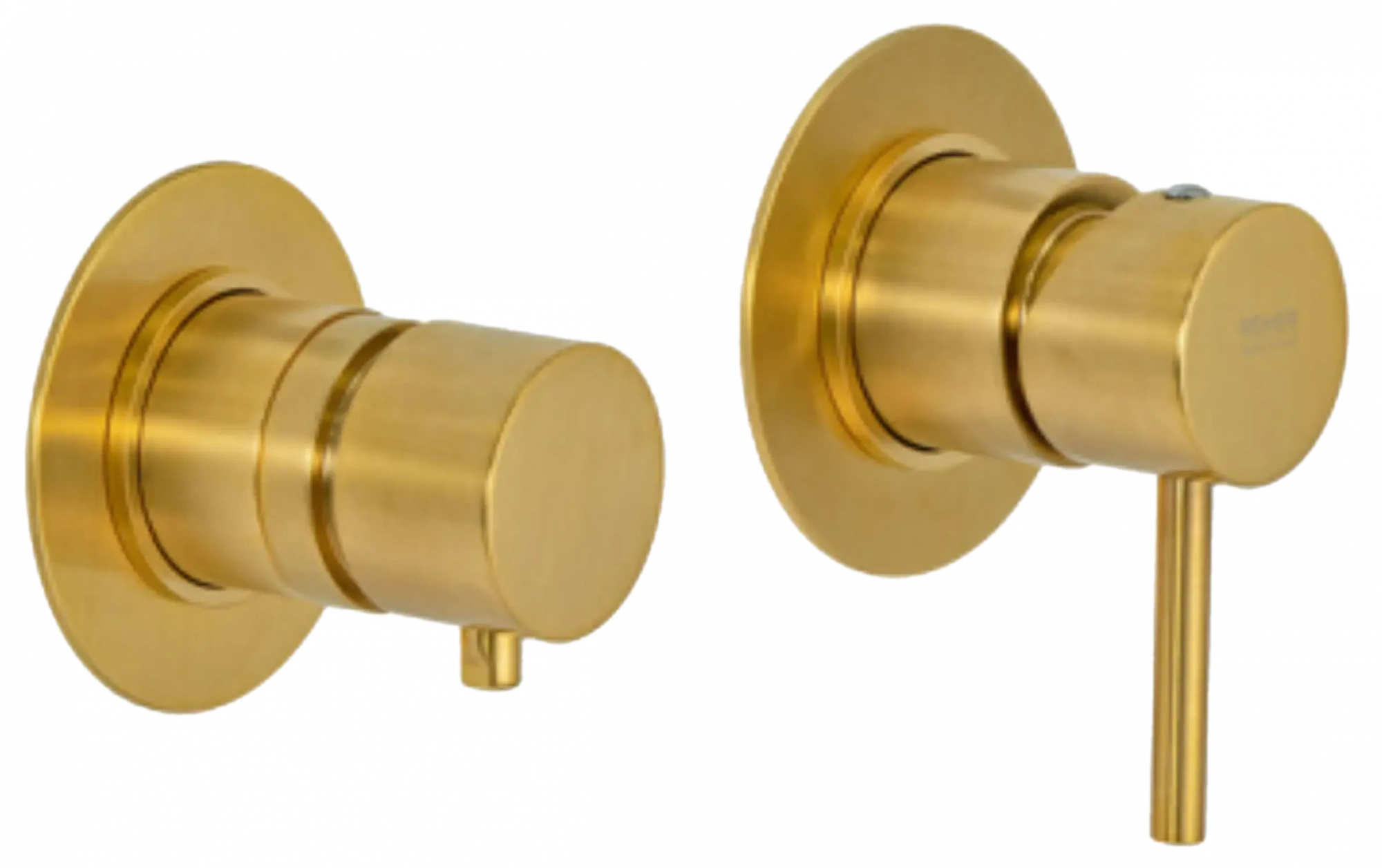 Смеситель для ванны/душа на 3 потока скрытый монтаж (скрытая часть в комплекте) x style bg золото брашированное remer