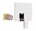 Смеситель для душа скрытый монтаж (заказывать совместно с rrbox) qubika cr хром remer