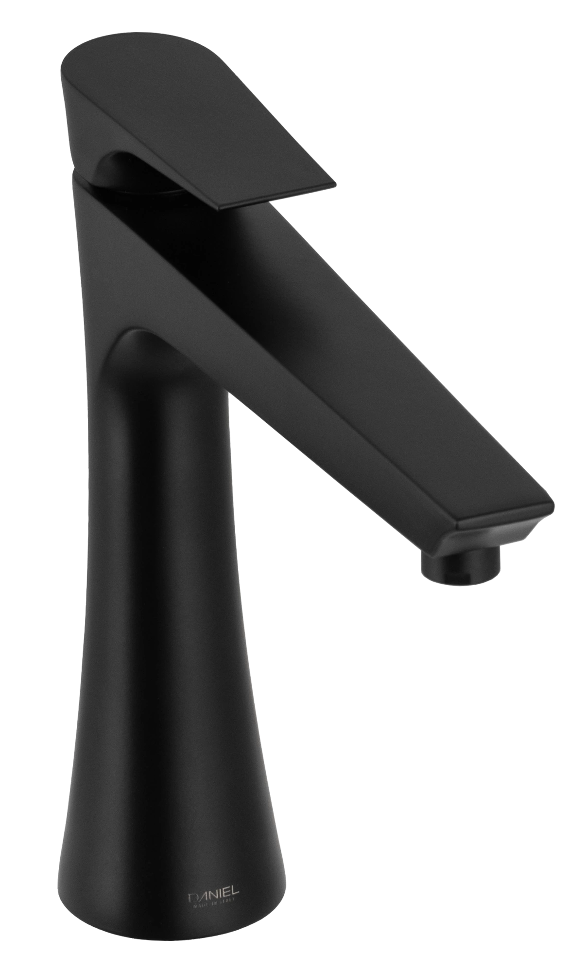 Смеситель для раковины Daniel Diva DV607B15, чёрный матовый