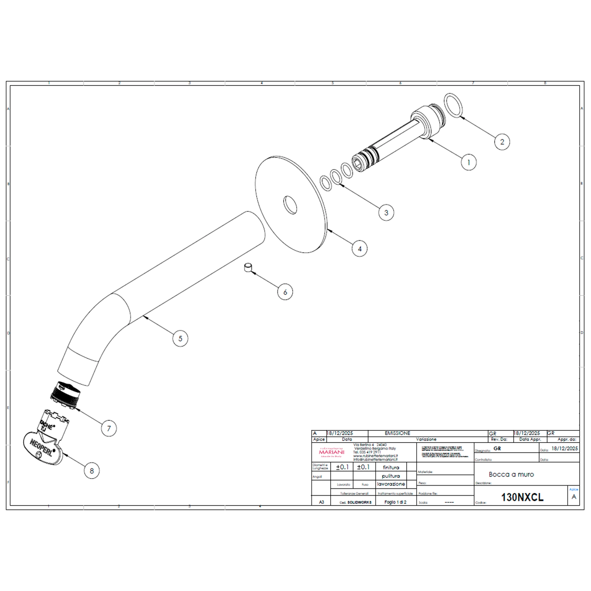 Излив Mariani Next B00130NXCL