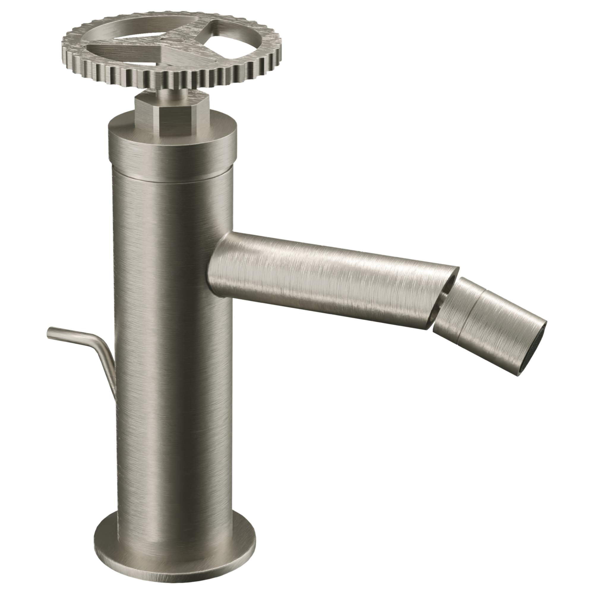 Смеситель для биде с донным клапаном chrono xv никелированная сталь remer