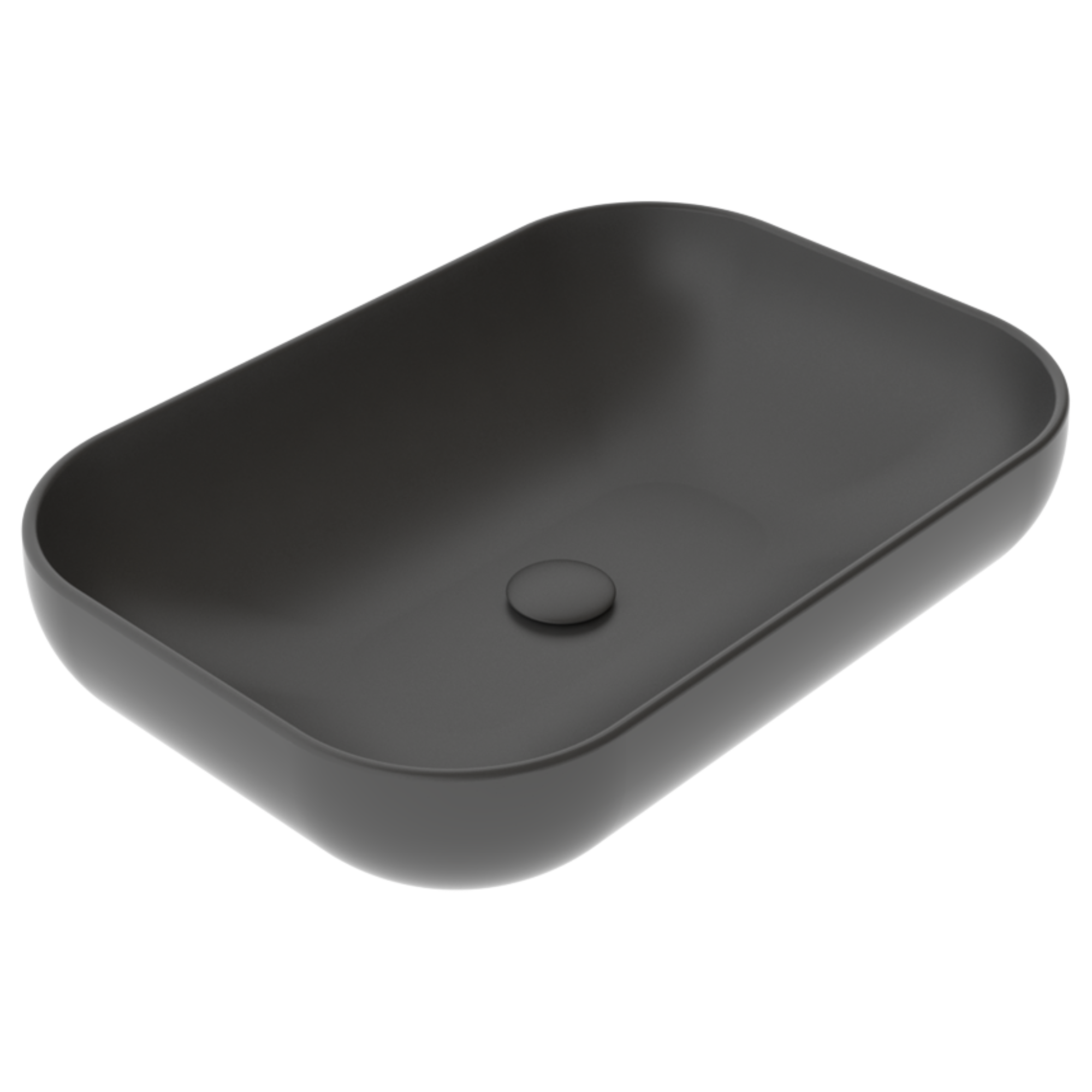 EASY раковина накладн. прямоуг. 60см пепел/матов EALAVRE60021 600*420*140, шт