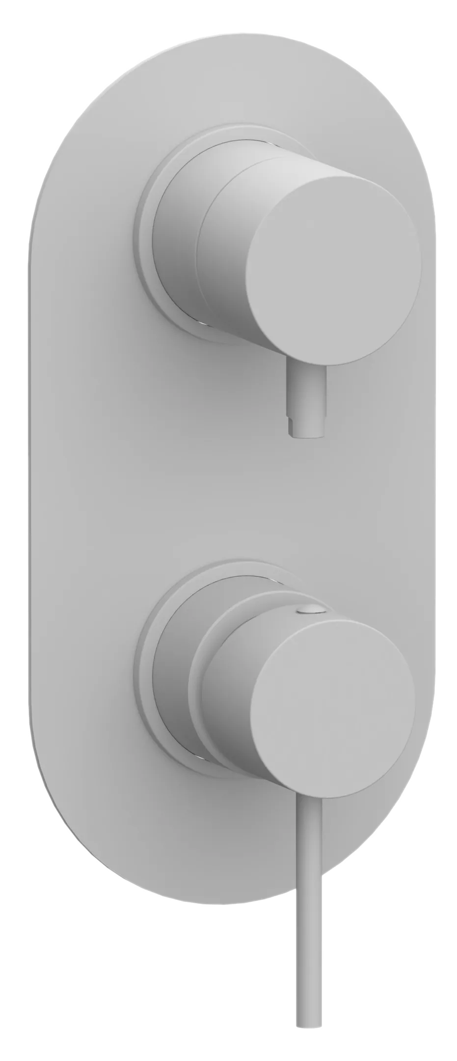 ССмеситель для ванны/душа на 3 потока скрытый монтаж (скрытая часть в комплекте)